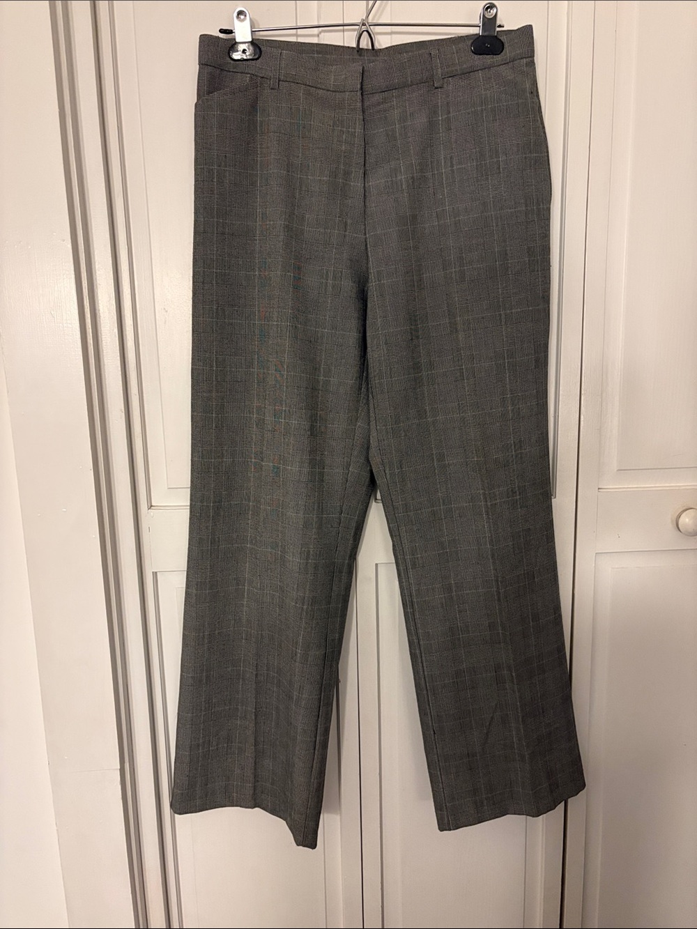 Sag Harbor Men's Gray Plaid Dress Pants